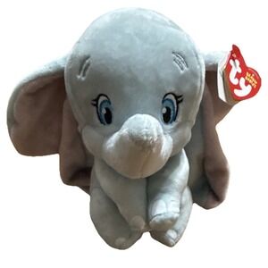 TY Beanie Baby - DUMBO the Elephant (6 inch) -Disney Stuffed Animal Toy